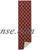 Ottomanson Ottohome Collection Contemporary Morrocan Trellis Design Non-Slip Rubber Backing Area or Runner Rug   555757061
